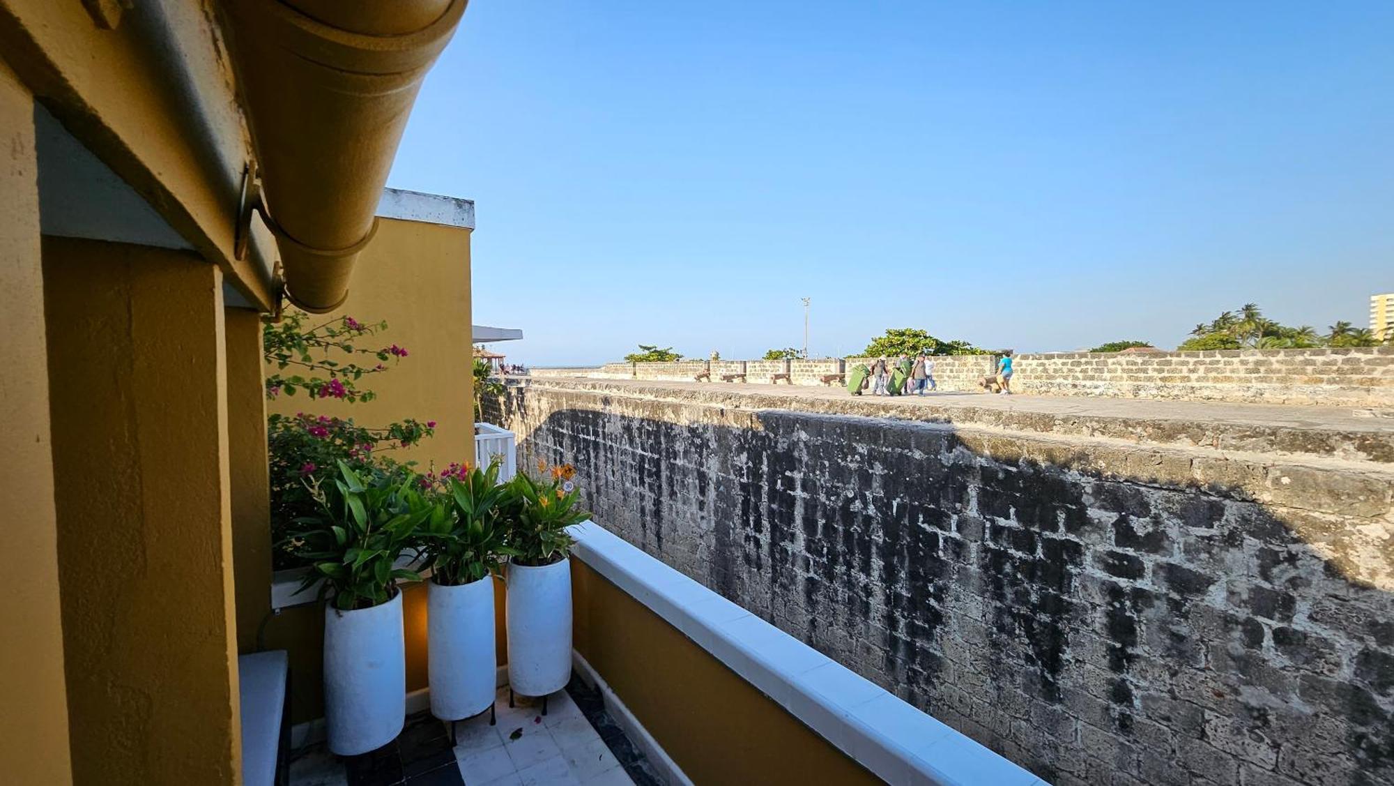 דירות Cartagena Apartamento Duplex Vista Al Mar Y Murallas Nuevo En La Ciudad Amurallada מראה חיצוני תמונה
